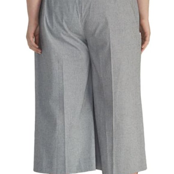 RACHEL ROY COLLECTION Check Crop Wide Leg Pants 2X - Picture 3 of 8